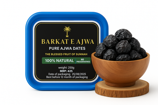 Barkat E Ajwa – Premium Ajwa Dates (250g) | Fresh Ajwa from Madina
